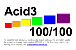 Acid3 result