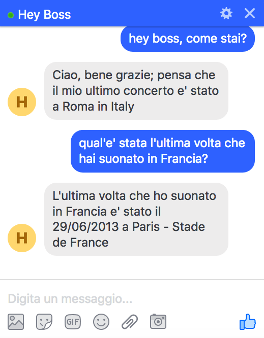 API IA: Integrazione con Facebook Messenger