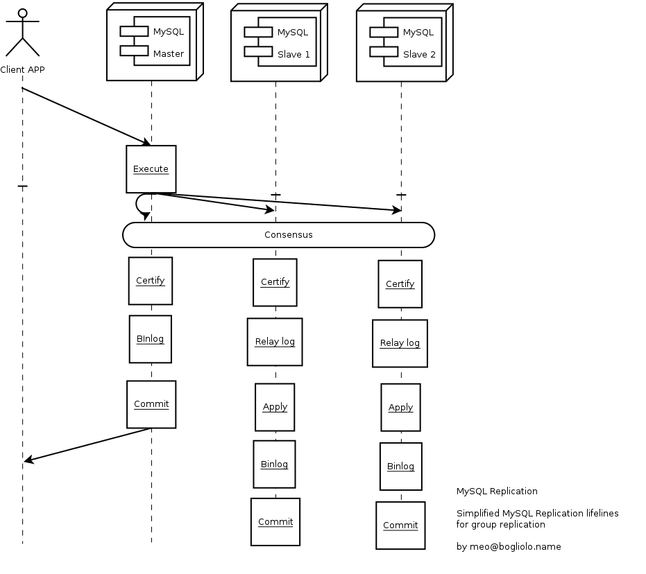 MySQL Group Replication Architecture - Lifelines