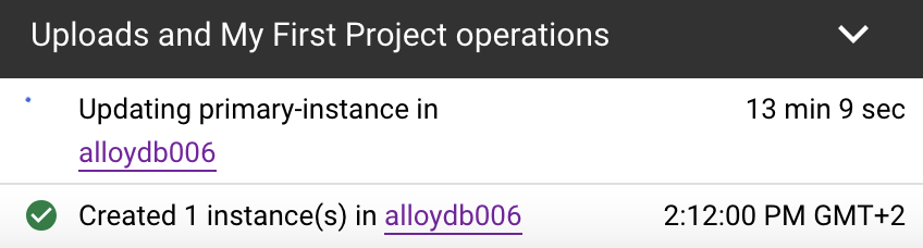 AlloyDB Update Cluster