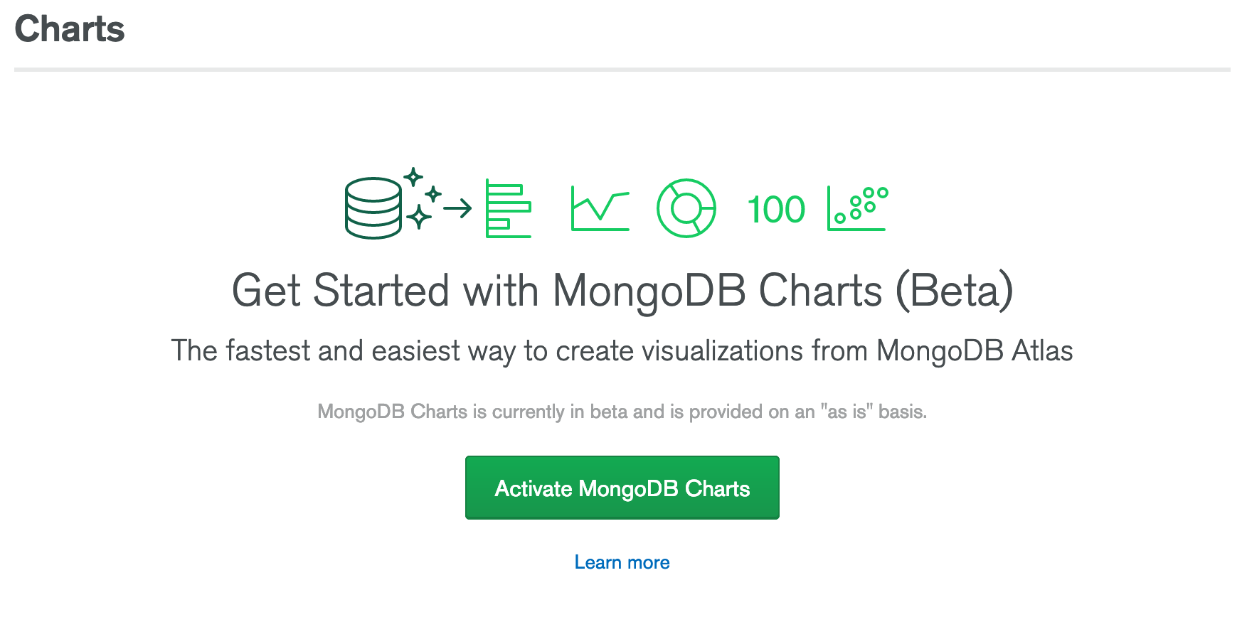 MongoDB Atlas - Charts