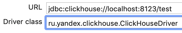 ClickHouse JDBC