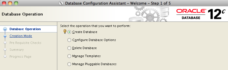 Installazione Oracle 12c - DBCA