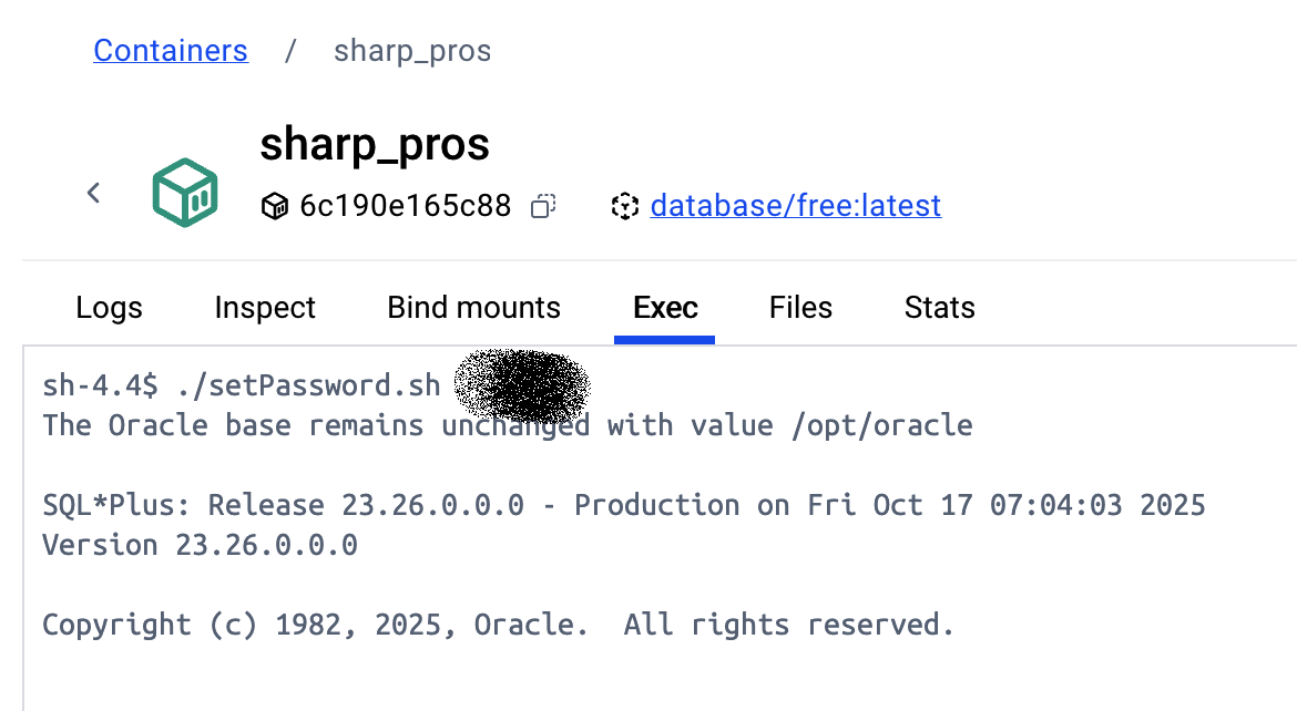 Installazione Oracle 26ai - Passo 2