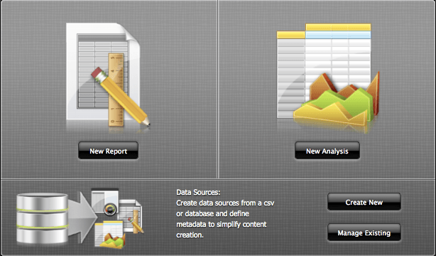 Pentaho - BI Server Home Page