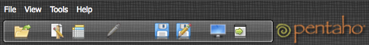 Pentaho - BI Server Menu