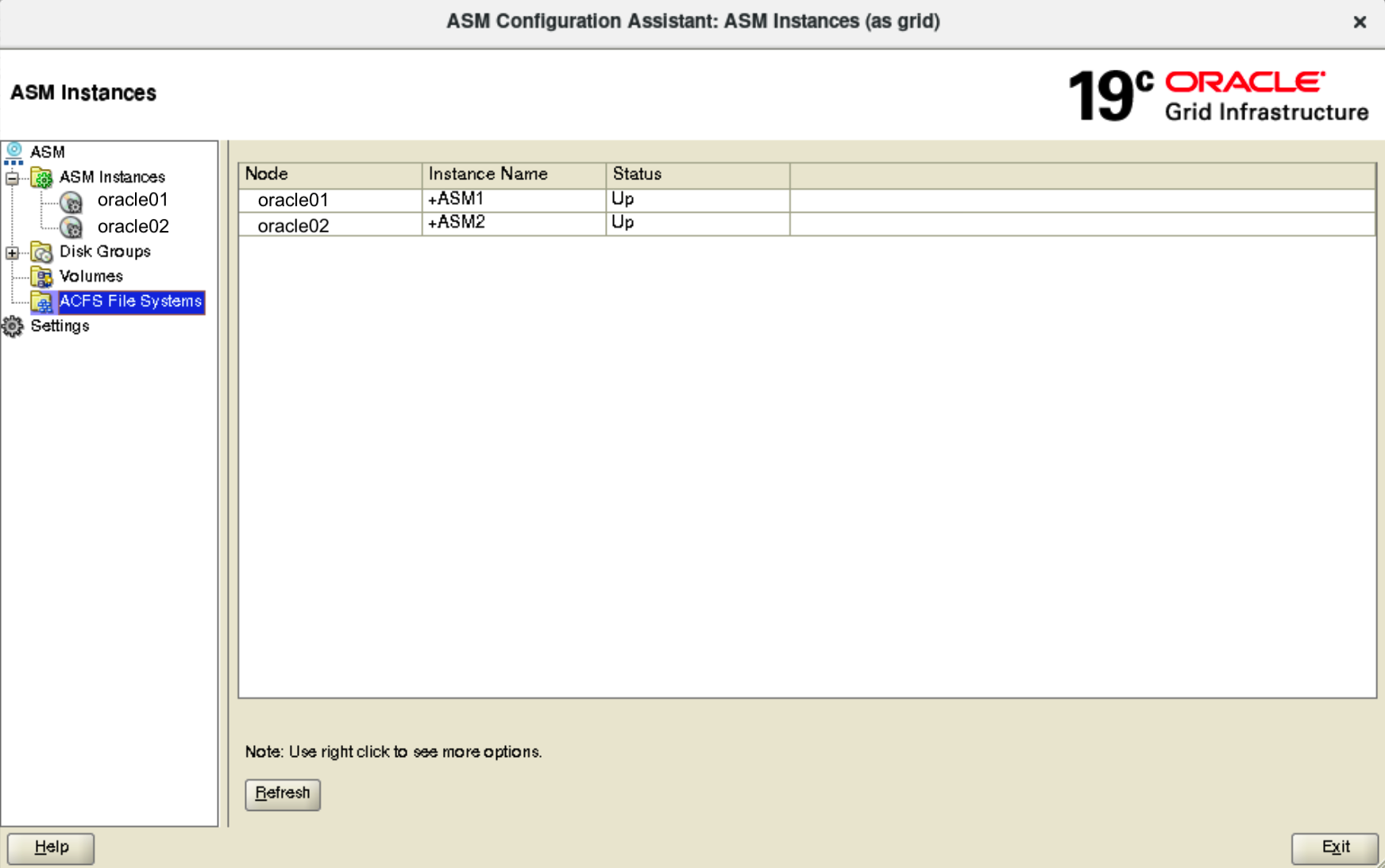 Installazione Oracle RAC 19c - ASMCA: istanze ASM
