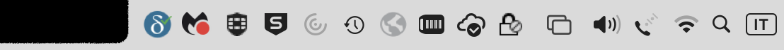 Notch e menu bar