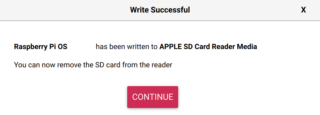 Raspberry Imager - Sure?