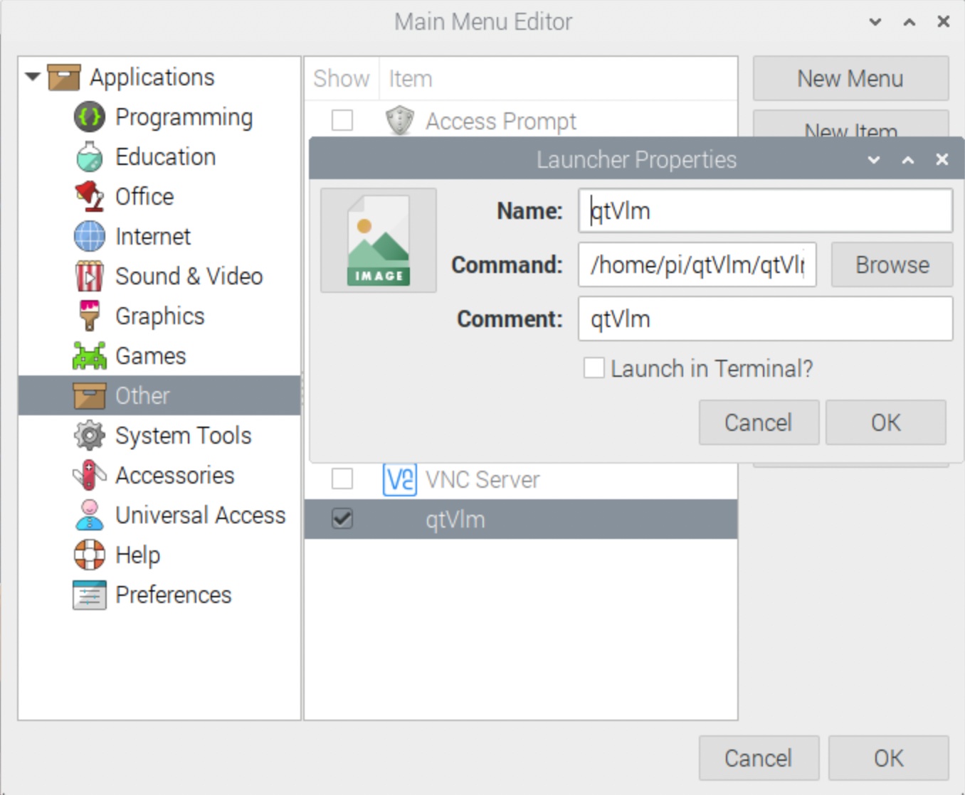 Add qtVlm to the Menu