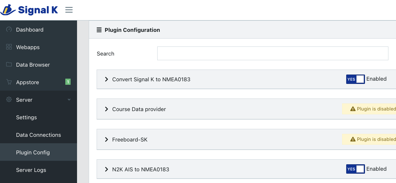 qtVLM with Signal K - Plugin